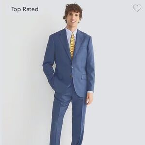Men's J Crew Suit Set-- blazer and pants blue